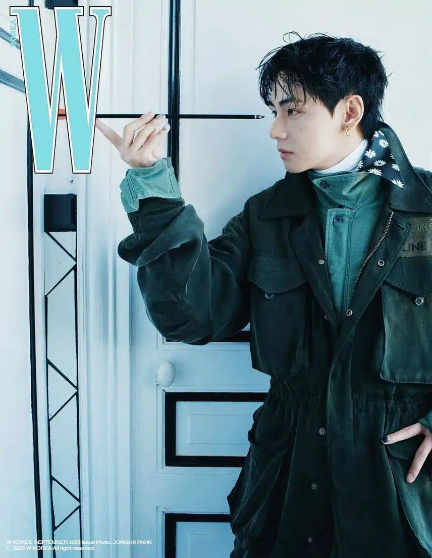 셜록홈즈 느낌이 나는 태형이의 엘르 화보