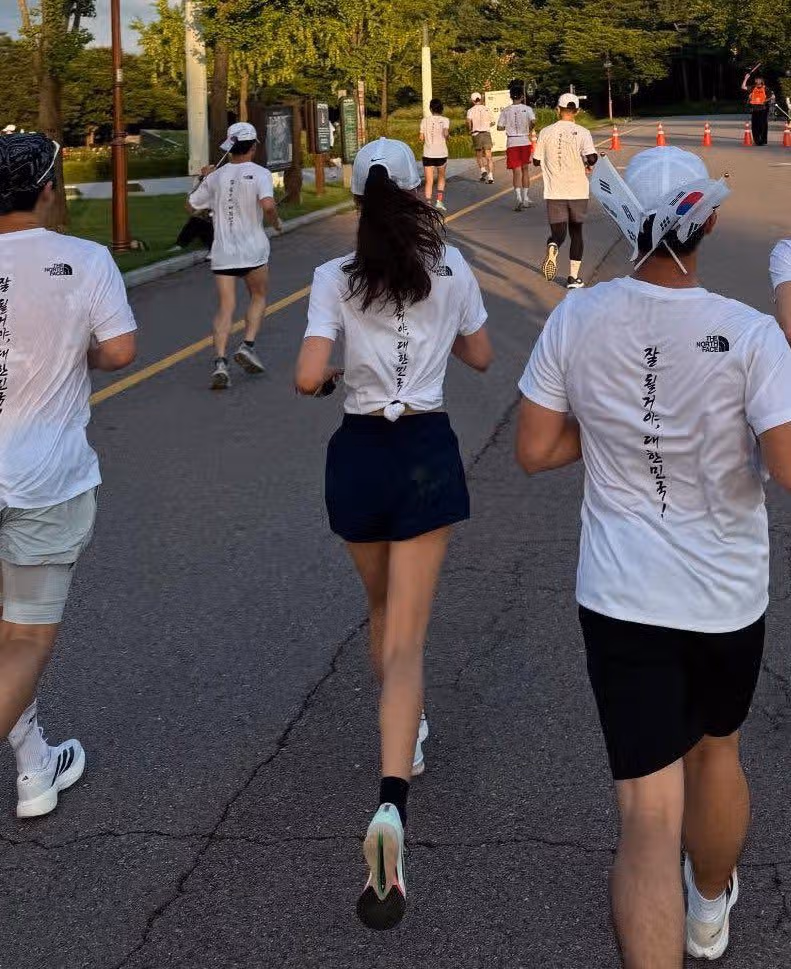 New Jeans Daniel participated in the 815 Run to celebrate Liberation Day.