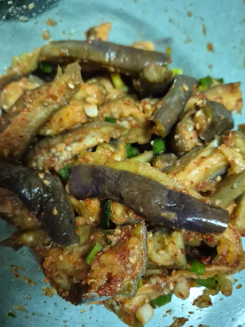가지무침