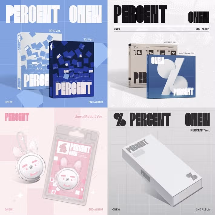 Album Onyu, Percent. Album gantungan kuncinya lucu banget.