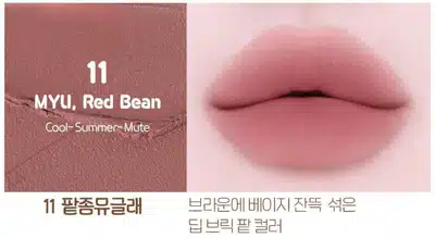 에뛰드 포근 픽싱 틴트 전색상 - 웜톤 쿨톤 컬러 추천 가이드