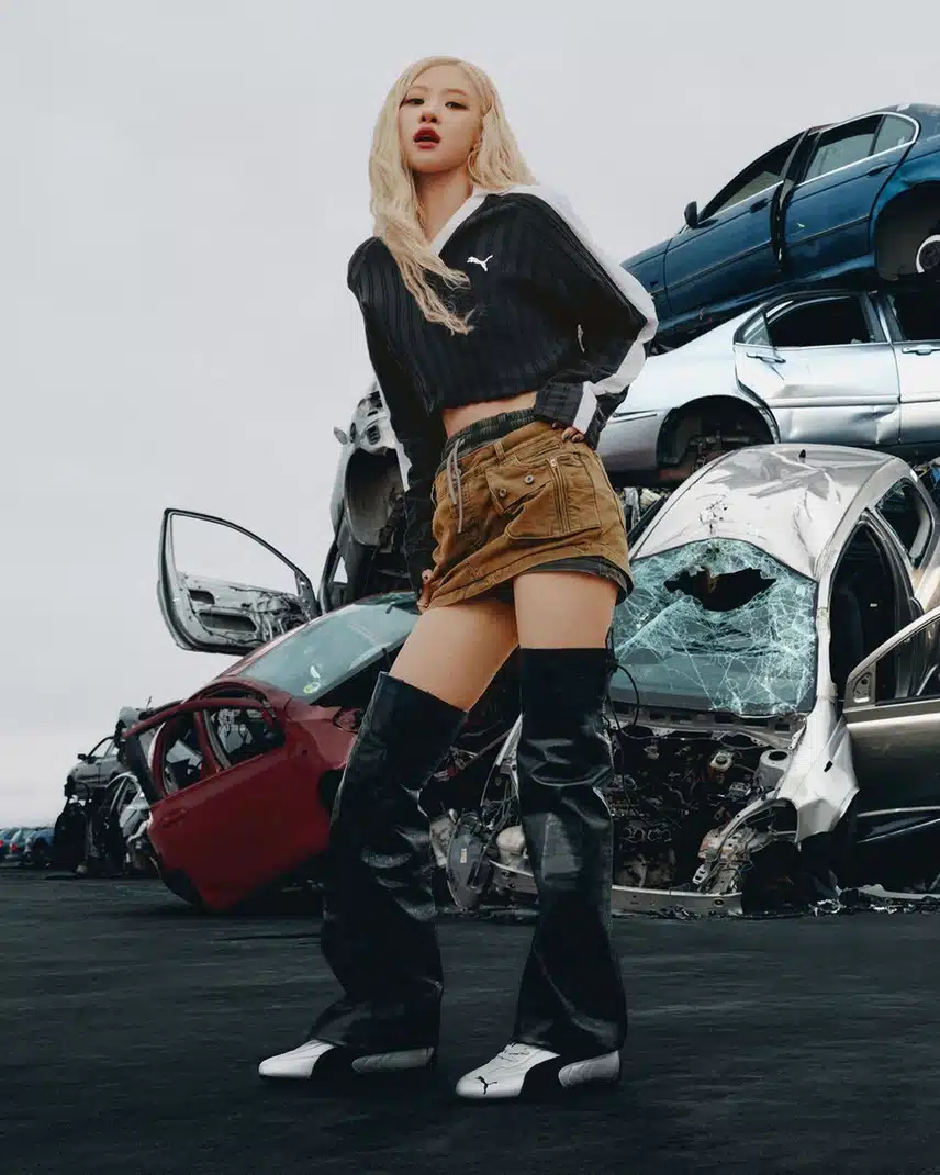 Blackpink Rosé x Speedcat Metallic Pictorial