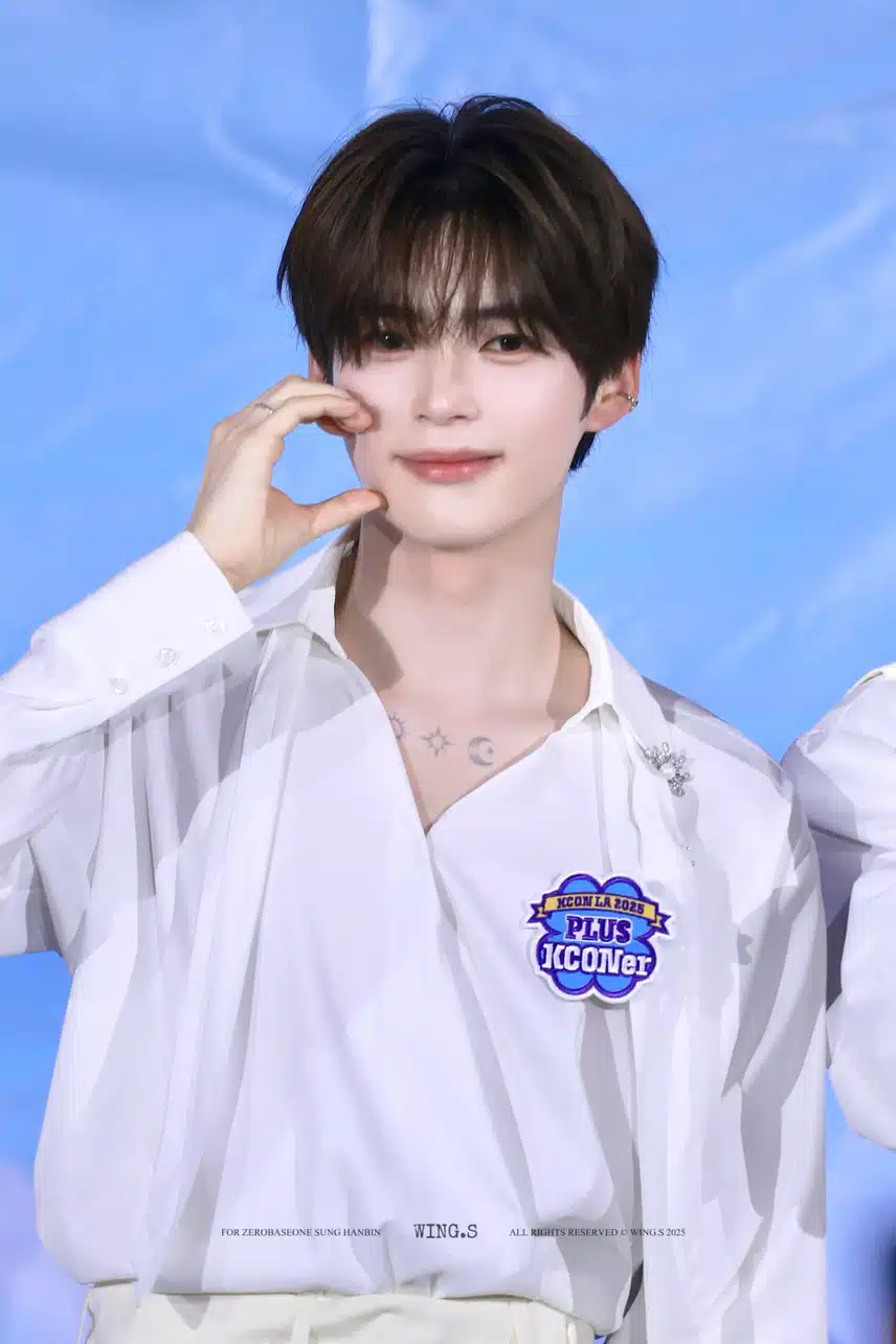 Hanbin, qui était MC à KCON, est beau