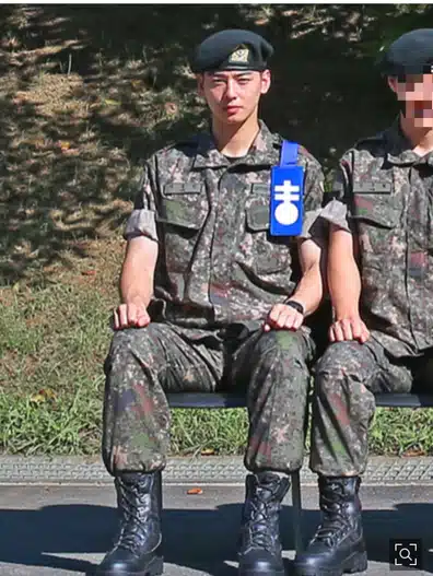 은우님 군입대후 늠름한 근황사진