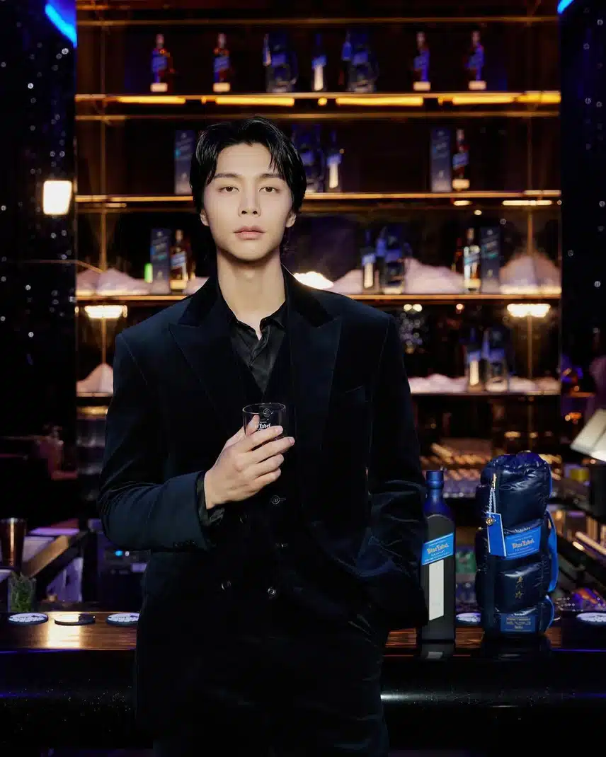 ¡Salud por mi éxito! Johnny Suh x Johnnie Walker Blue Label