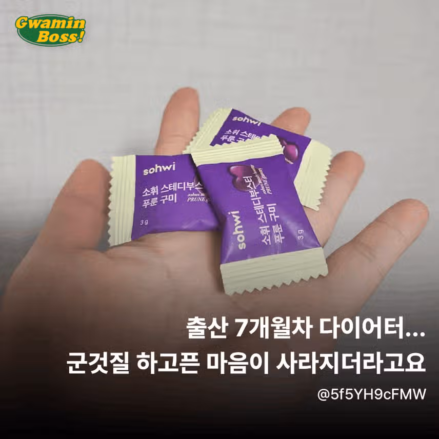 직접 먹어본 소휘 푸룬구미 후기 모음.zip 💜