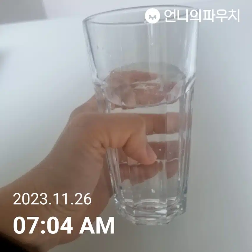 일요일  물모닝
